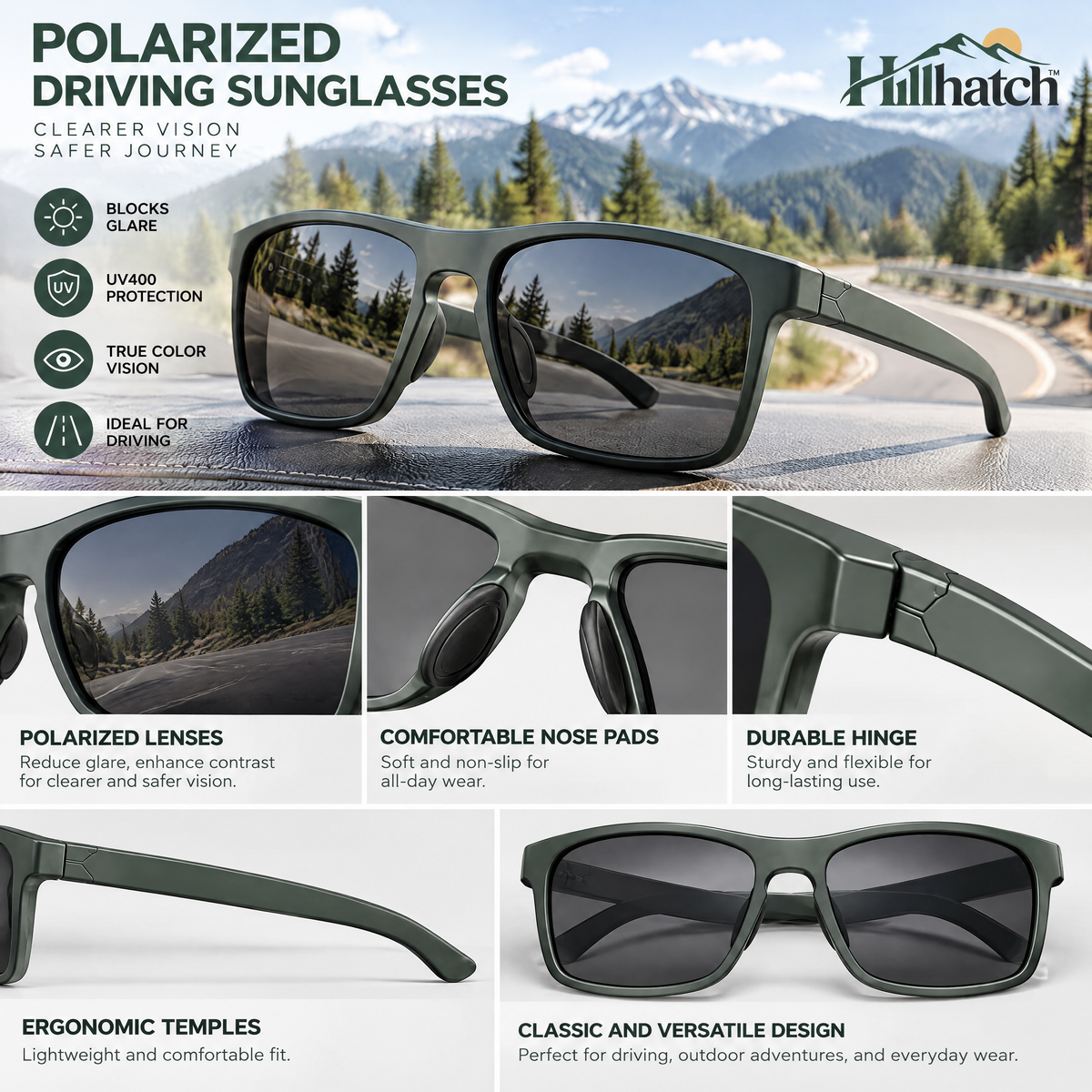 Hillhatch™ Driving Polarized Sunglasses