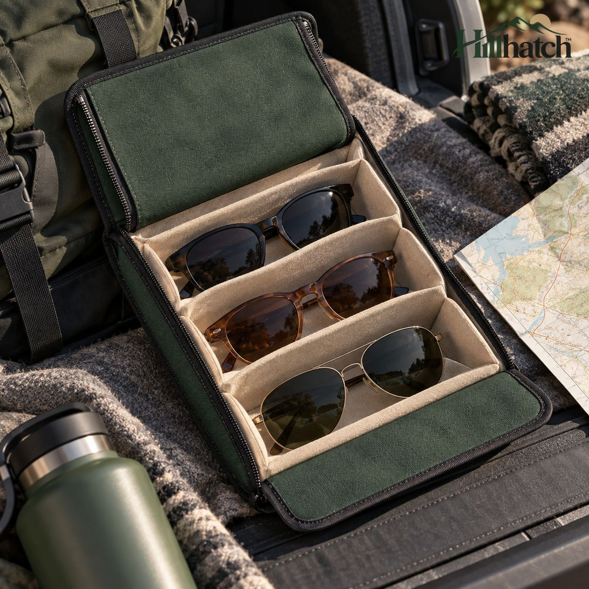 Hillhatch™ Travel Eyewear Organizer